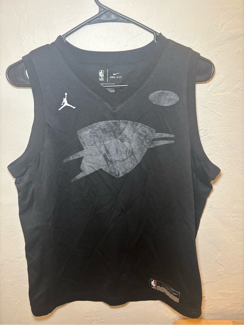 Nike Jordan NBA Dri-FIT Black Sleeveless Basketball Tank Top